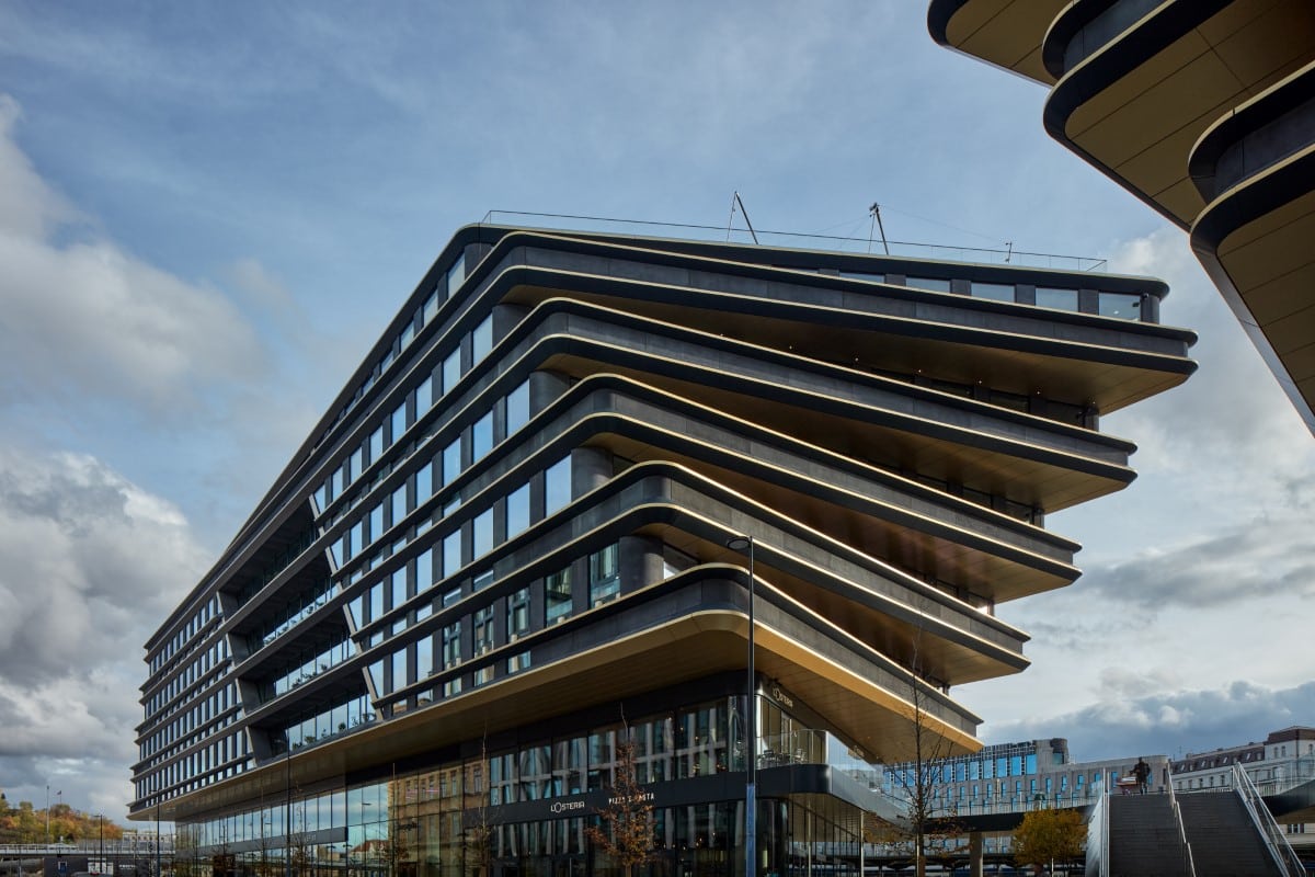 Masaryčka Building in Prague by Zaha Hadid Architects 