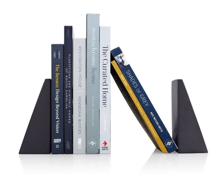 Minimalist Concrete Bookends