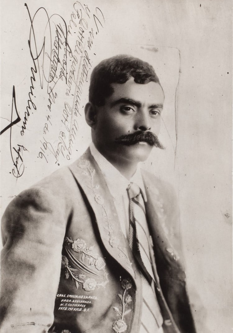 Portrait of General Emiliano Zapata in 1916