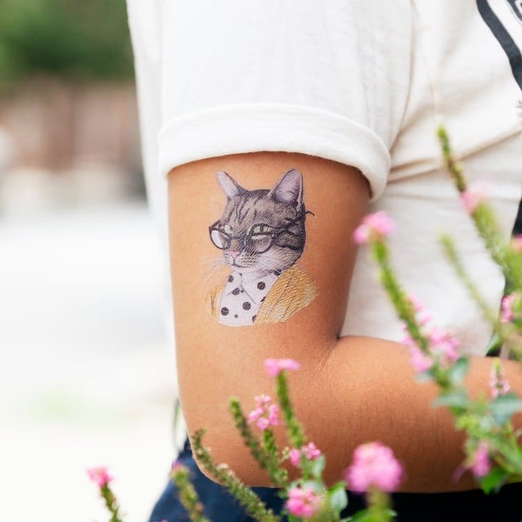 Temporary Cat Tattoos by Tattly