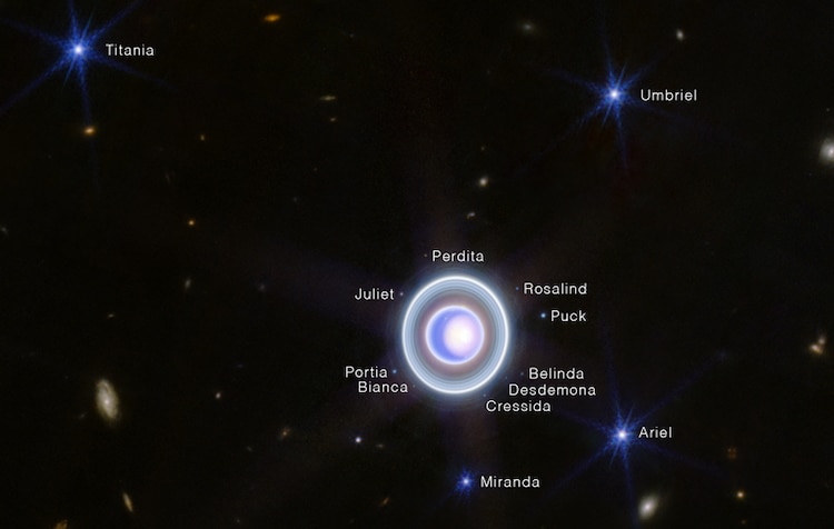 James Webb Space Telescope Photo of Uranus